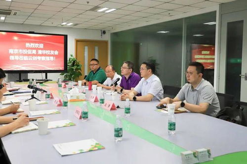 市投促局一行到访云创开展清华大学南京校友会校友经济调研工作